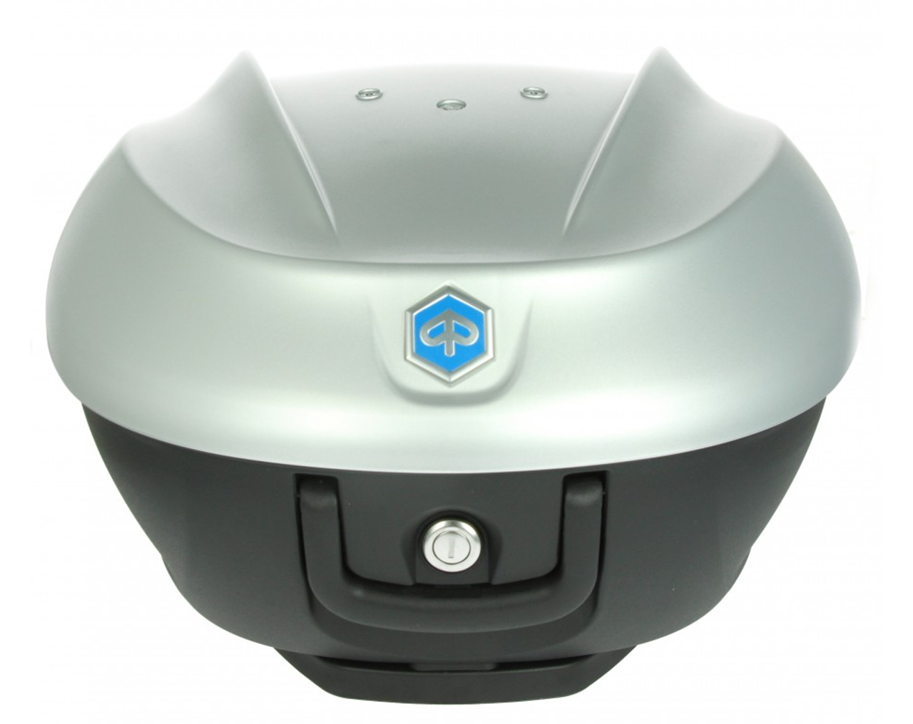 Topkoffer Kit 36 l. grijs mat 760/B Origineel Piaggio voor Beverly HPE (incl. montageplaat)