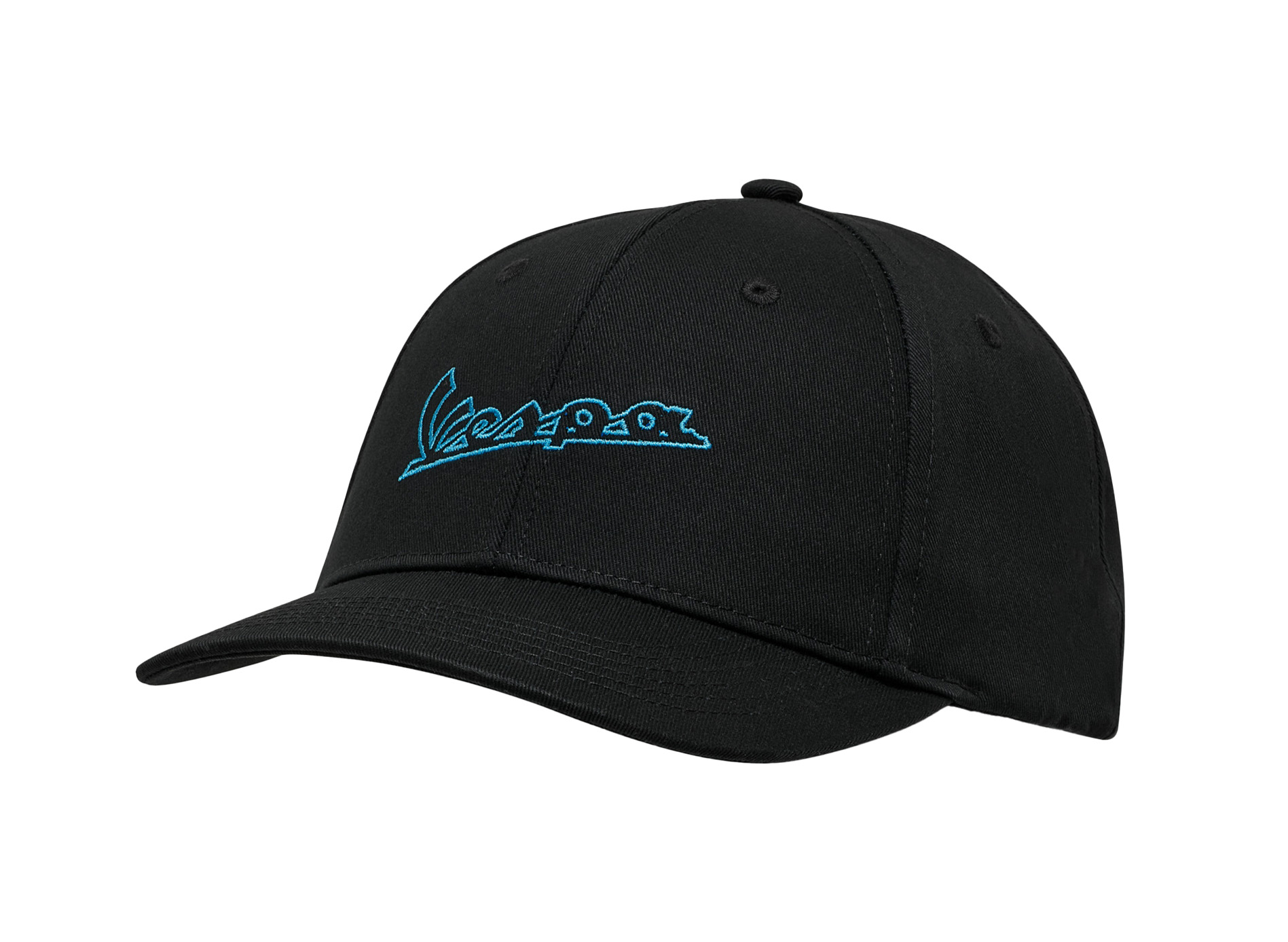 Vespa-basecap, zwart, DEC-collectie
