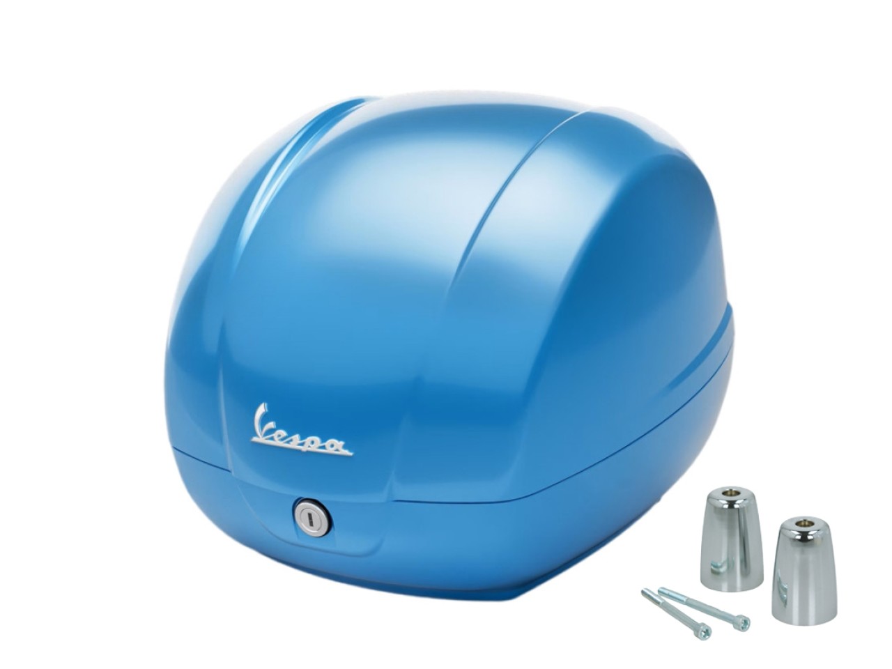 Originele topkoffer 36 l lichtblauw A19 voor Vespa GTS 125/310 en GTV 310