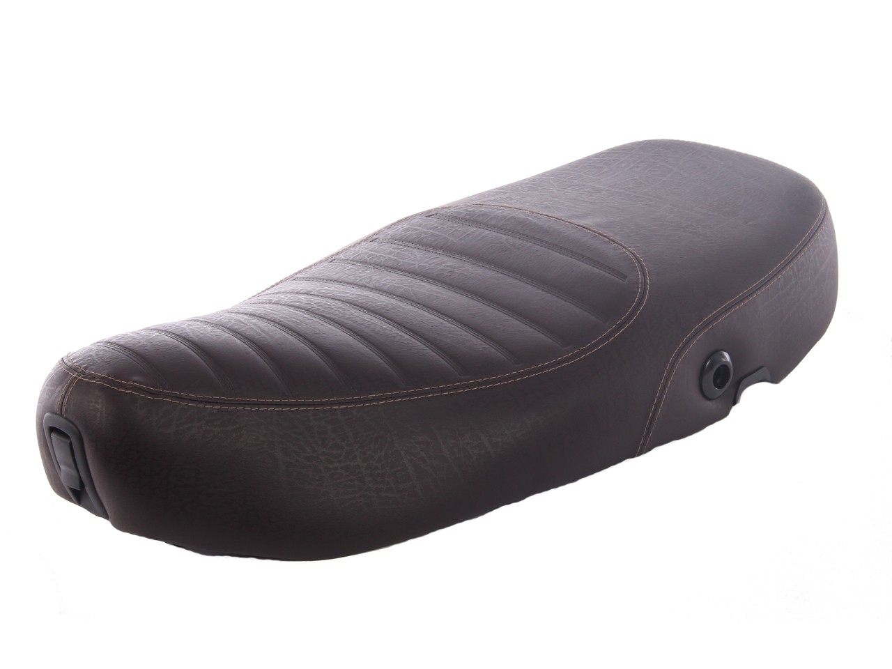 Vespa zadel donkerbruin gewatteerd voor LX 50-150cc Touring, ET2/ET4 /LX/LXV/S 50-150cc-