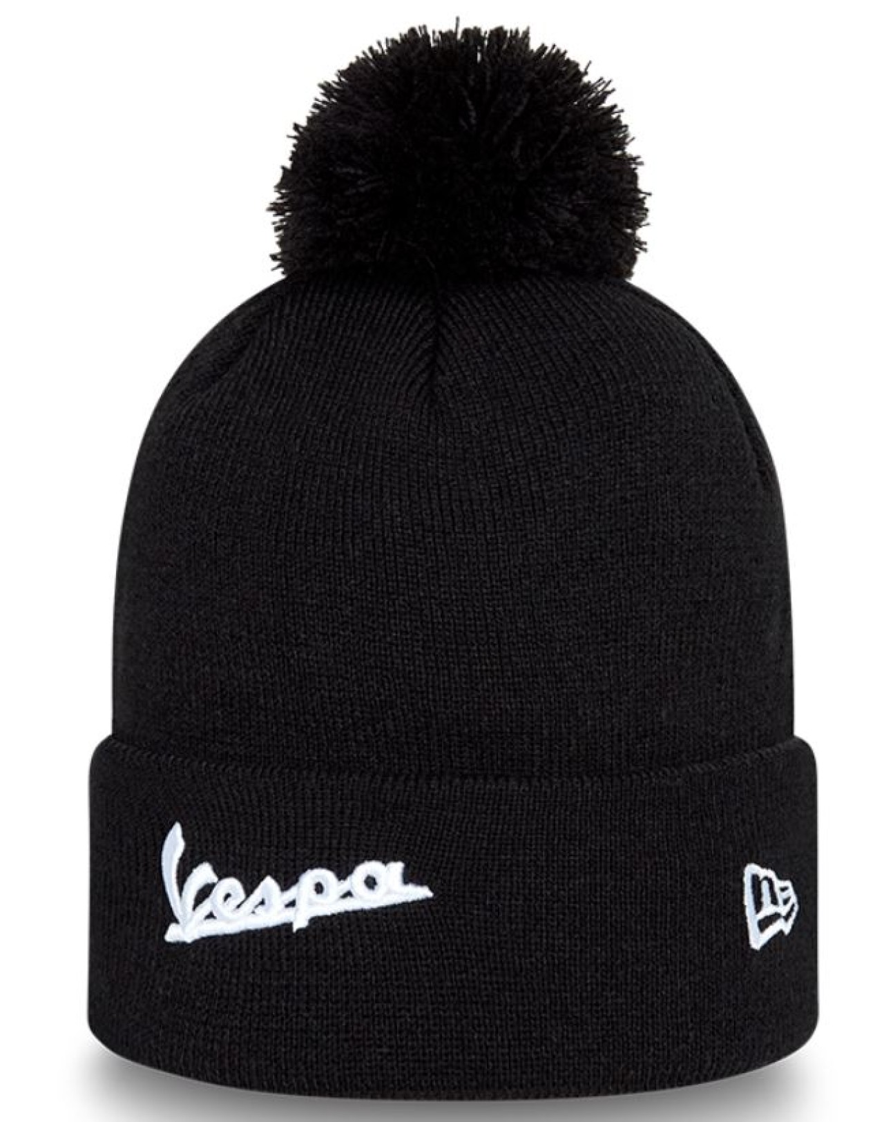 Vespa bobble hoed zwart