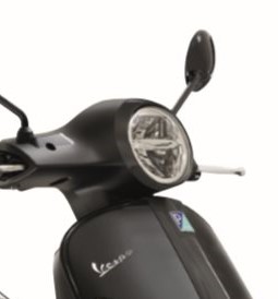 Koplamp Frame Lamp Ring Vespa GTS 2019 - Glanzend Zwart