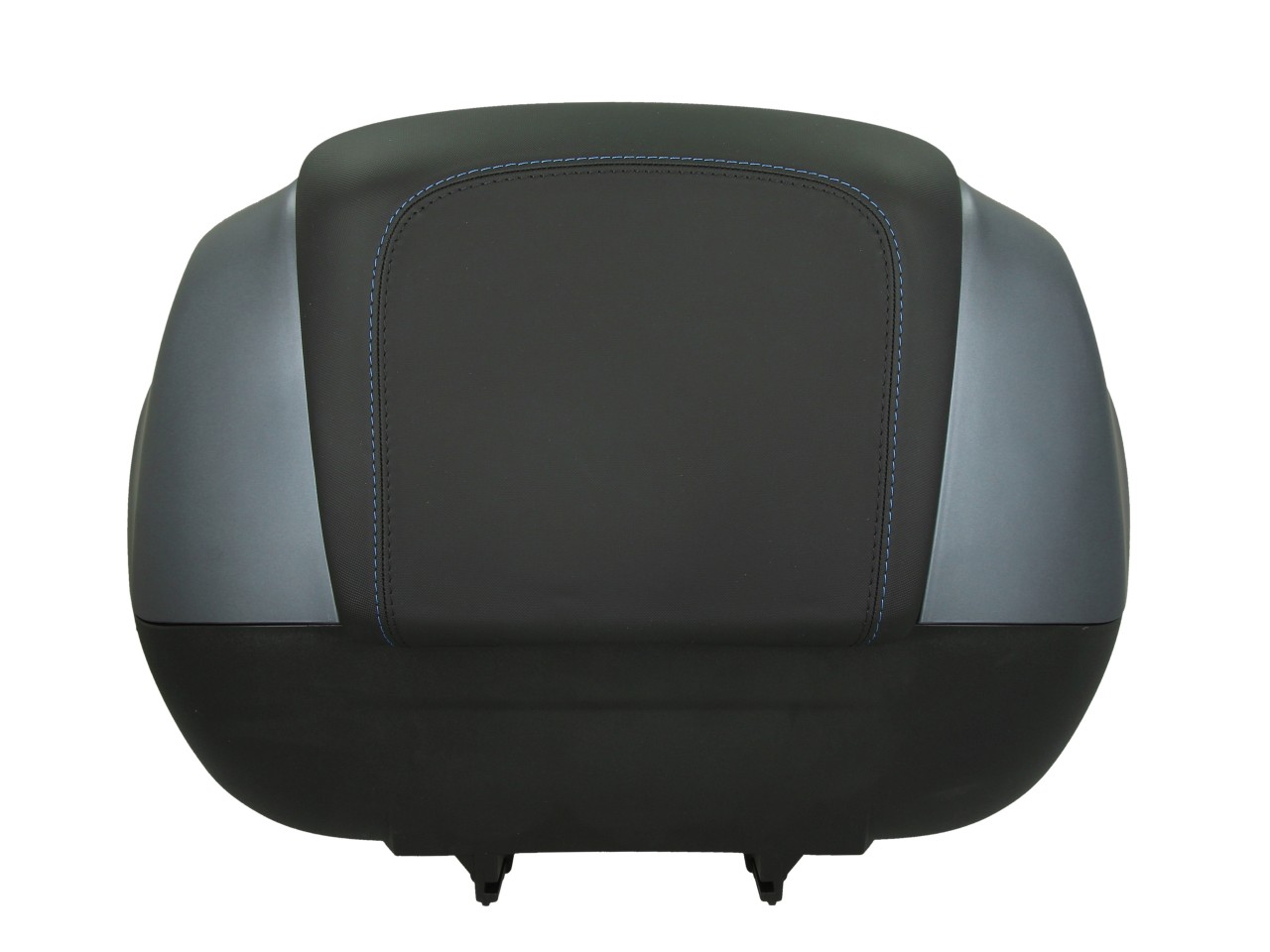 Topkoffer 37 l met rugleuning voor Piaggio MP3 HPE Maxi 400 Sport / Maxi 530 Exclusive - grigio titani