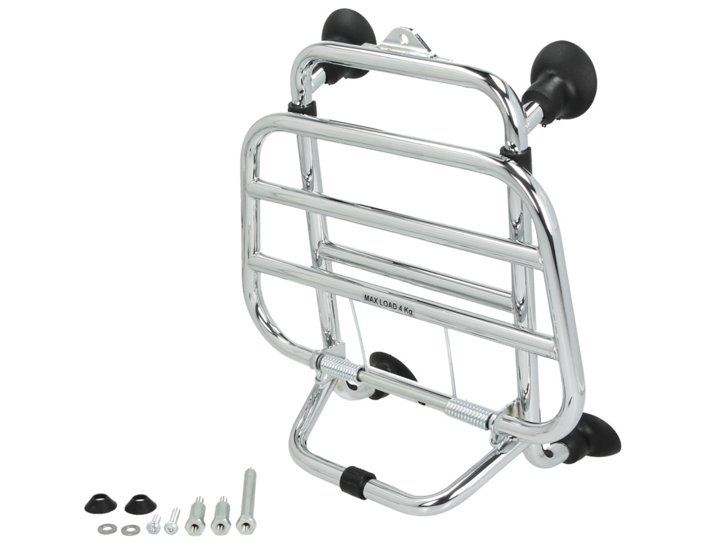 Opvouwbaar voorbagagerek chroom voor Vespa GTS originele Vespa