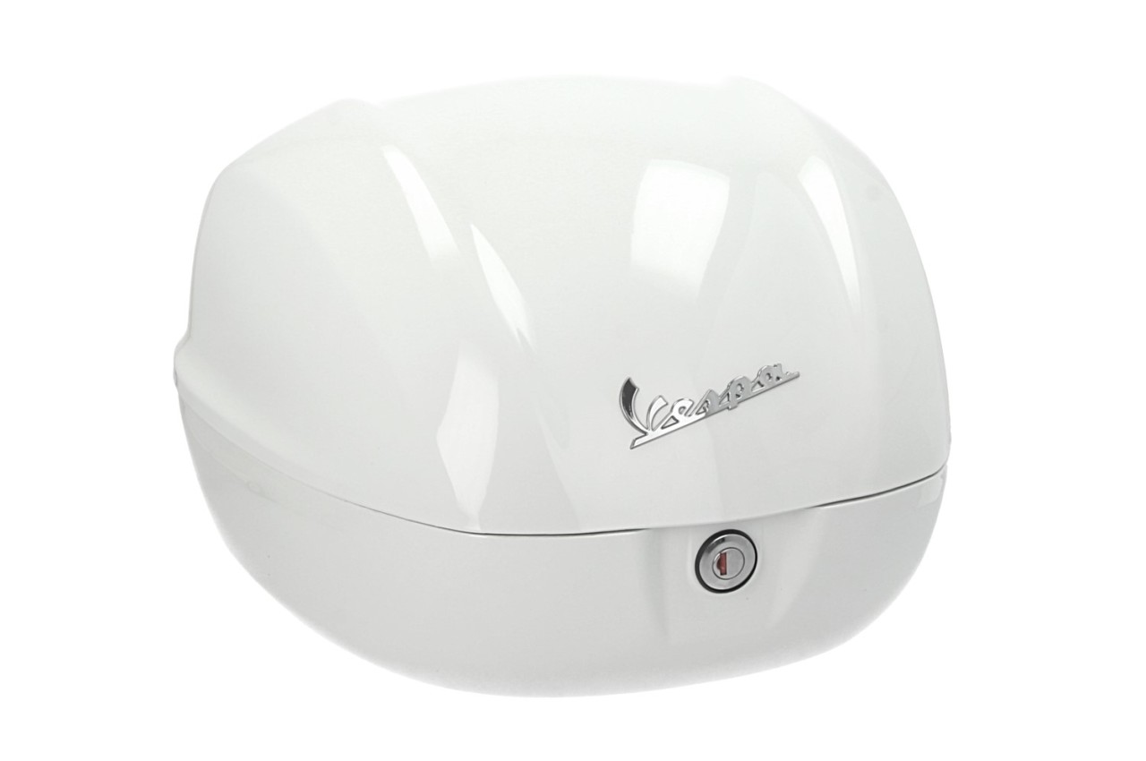 Vespa-topkoffer 32 l, glanzend geel, Q09, zonder rugleuning