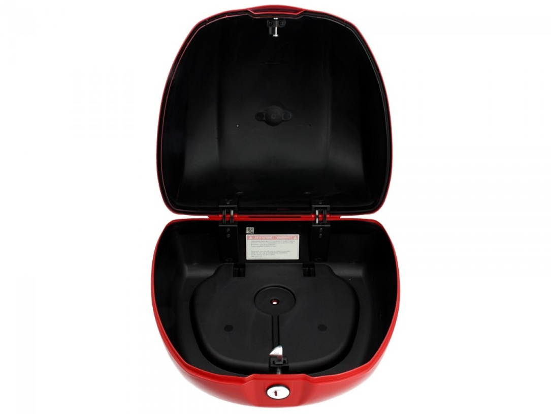 Originele topkoffer 32 l. voor Vespa Primavera rood dragon mat 896/A
