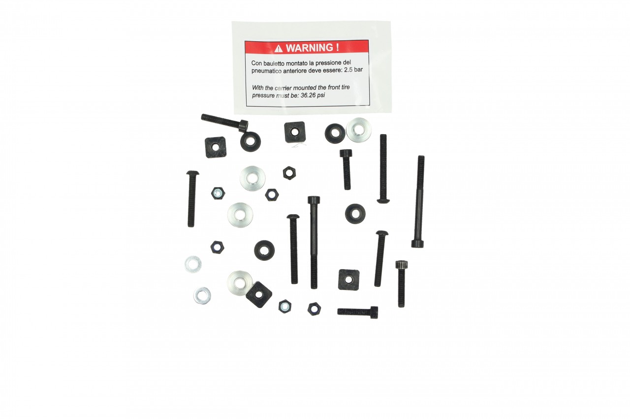 Topkoffer Kit 36 l. Grijze Wolk G04 Origineel Piaggio voor Beverly HPE (incl. montageplaat)