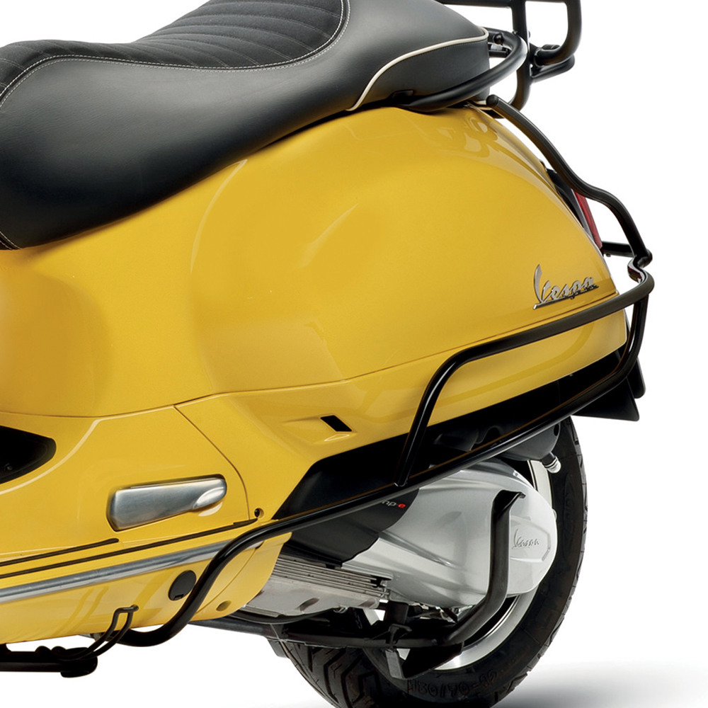 Achter crash bar zwart voor Vespa GTS