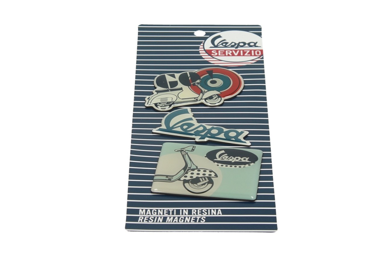Vespa magneten, 3 stuks