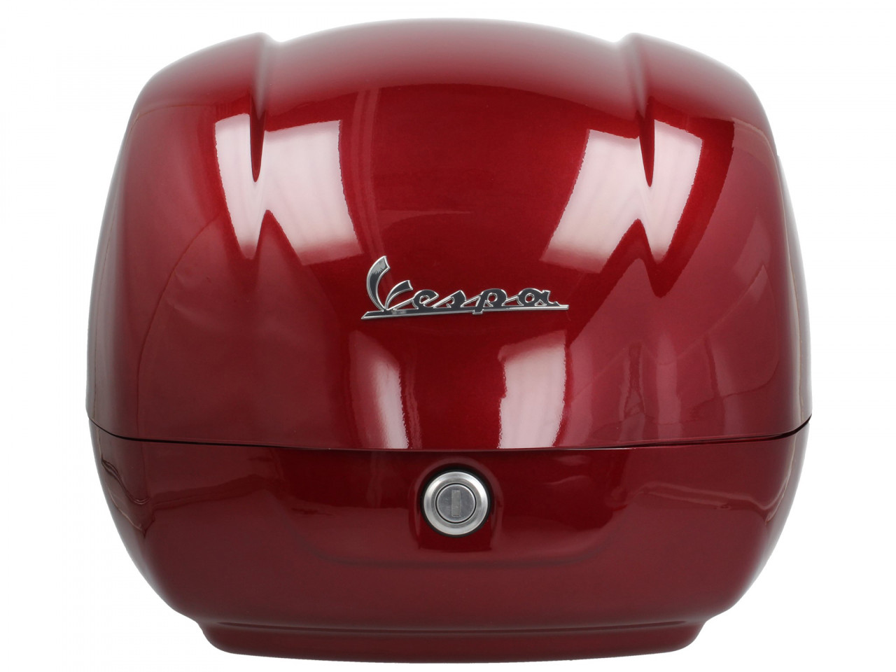 Originele topkoffer voor Vespa GTS - rood / rood moet / vignola / 880/A
