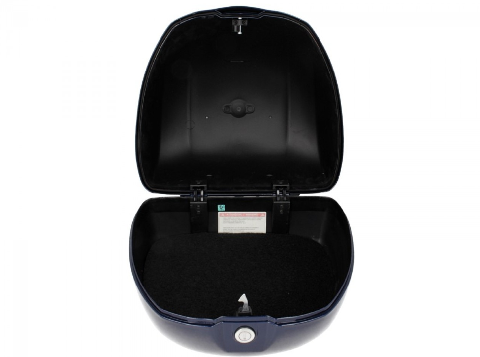 Vespa-topkoffer 32 l, glanzend blauw 222/A, zonder rugleuning