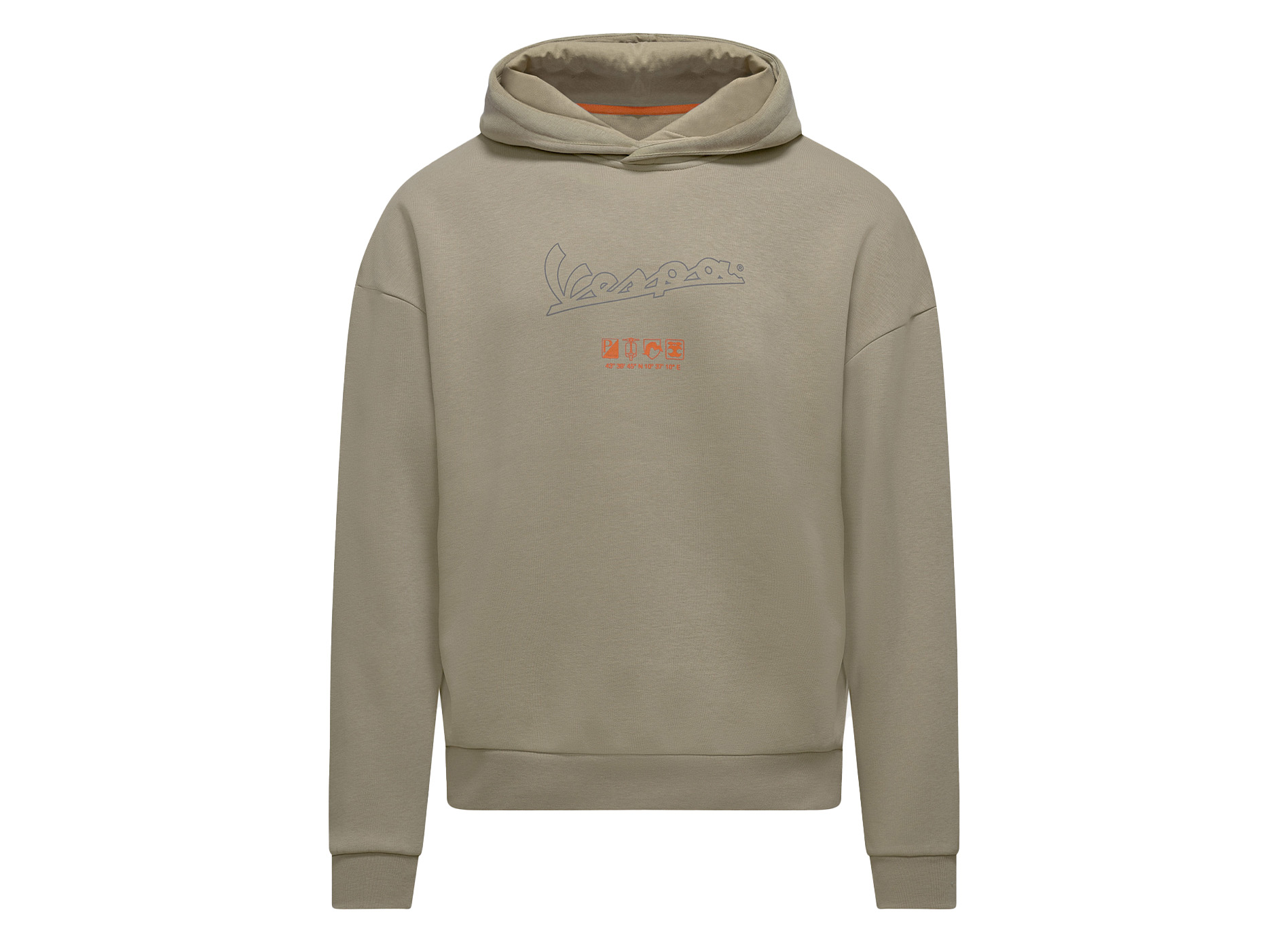 Vespa Hoodie Nomad beige DEC collectie